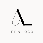 Beispiellogo mit dem Text „DEIN LOGO“, inspiriert zur Markengestaltung mit ELLA & ELLOS.