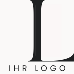 „IHR LOGO“ als Muster, demonstriert die maßgeschneiderten Designlösungen von ELLA & ELLOS.